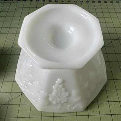 Milk Glass Bowls Set of 7