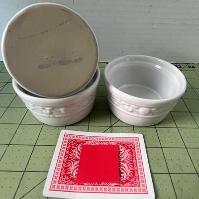 Milk Glass Bowls Set of 7