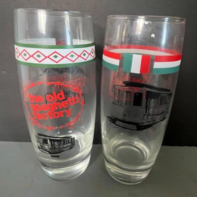 Set of 4 The Old Spaghetti Factory Glasses