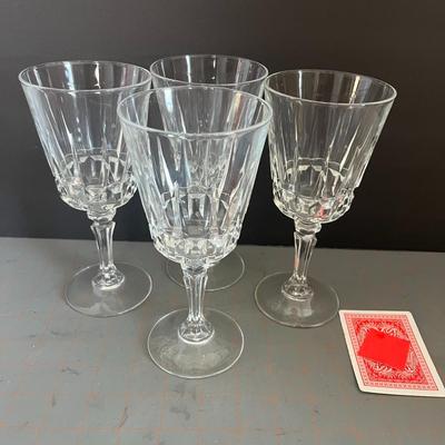 Glass/Crystal Wine Glasses - Set of 4