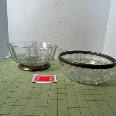 Crystal Bowl Set of 2
