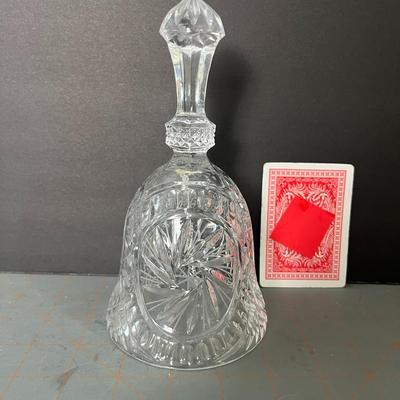 2 Wine Glasses & Crystal Bell