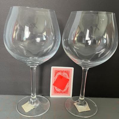 2 Wine Glasses & Crystal Bell