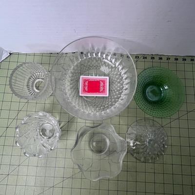 Various Glass Bowls - Set of 5