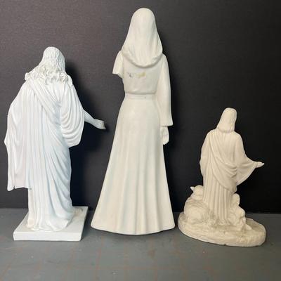 Religious Statue Figurine Set of 3
