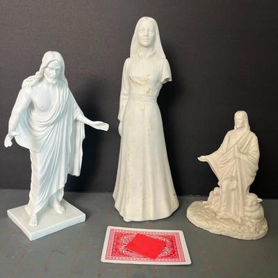 Religious Statue Figurine Set of 3