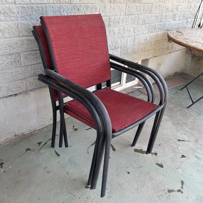 4 Patio chairs
