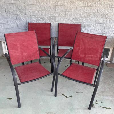 4 Patio chairs