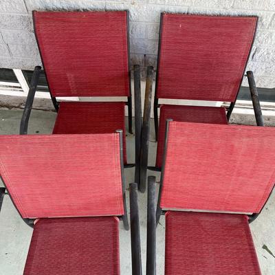 4 Patio chairs