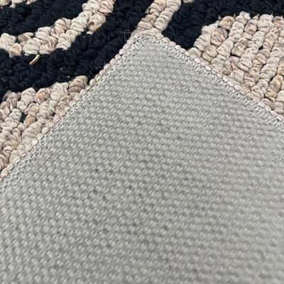 Door Mat and Runner Black Trellis Accent Rugs