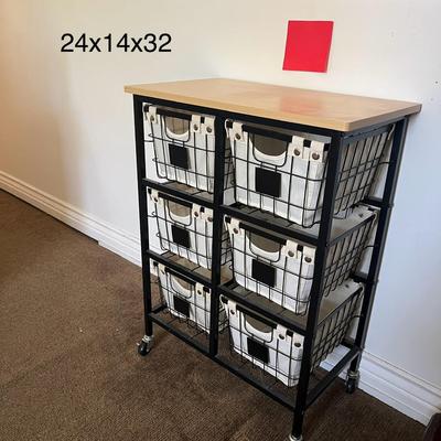 Drawer Wire Rolling Cart