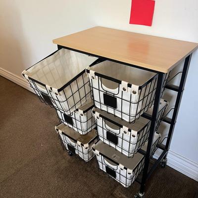 Drawer Wire Rolling Cart