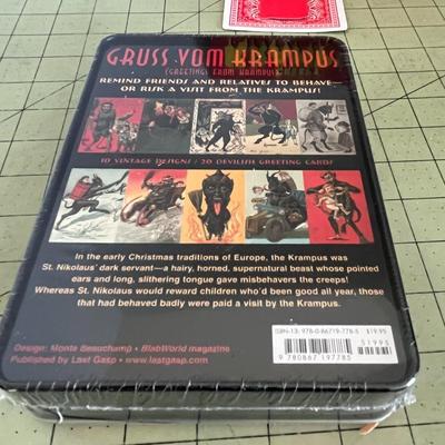 Krampus Greeting Cards and Sticker Book