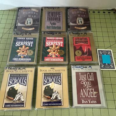 9 Set of Variety Books on cassette with Tray