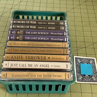 9 Set of Variety Books on cassette with Tray