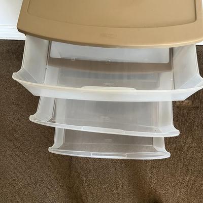 Sterilite 3 Drawer Storage Unit