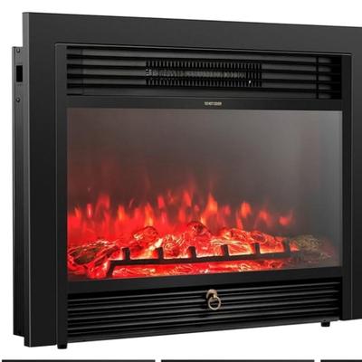 New in Box! Electric Fireplace Recessed Inset Electric Fire with Remote Control