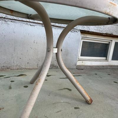 Outdoor Glass Table