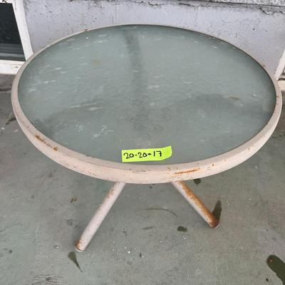 Outdoor Glass Table