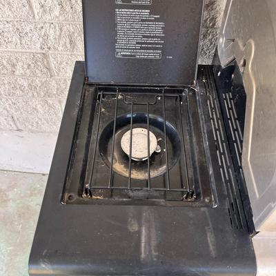 Char-Broil Propane Gas Stainless Steel Grill with Blue Rhino Propane Gas