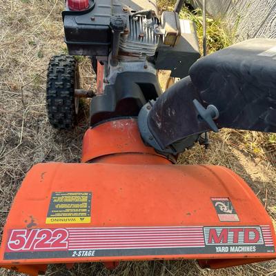 MTD Yard Machines Snowblower