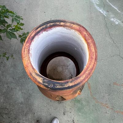 Home and Garden Outdoor Clay Wood Burning Chiminey