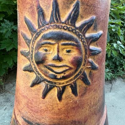 Home and Garden Outdoor Clay Wood Burning Chiminey