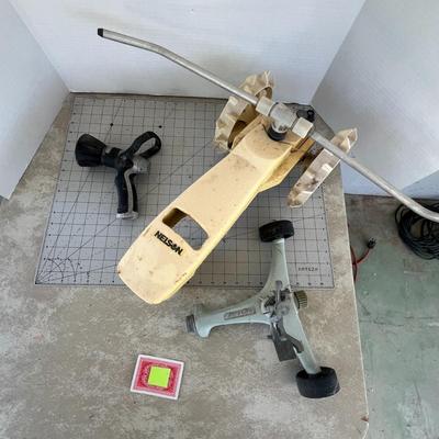 Outdoor Nelson Yellow Tractor Sprinkler