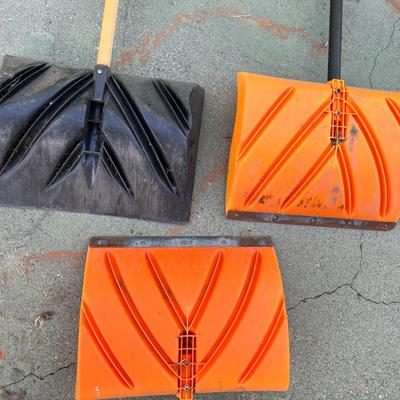 3 Sets of Snow Shovels