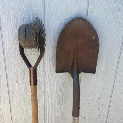 Lawn Edger and Garden Shovel