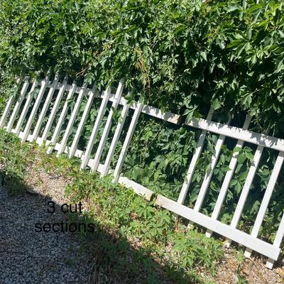 White Vinyl Fencing Pieces