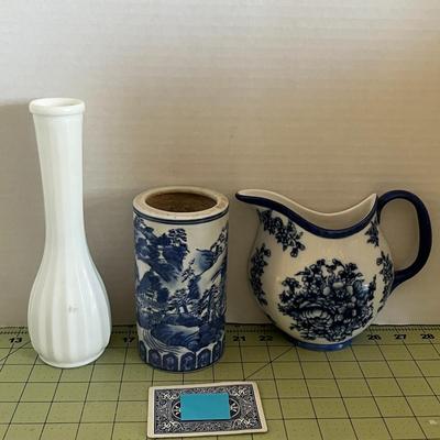 3 Set of Flower Vases