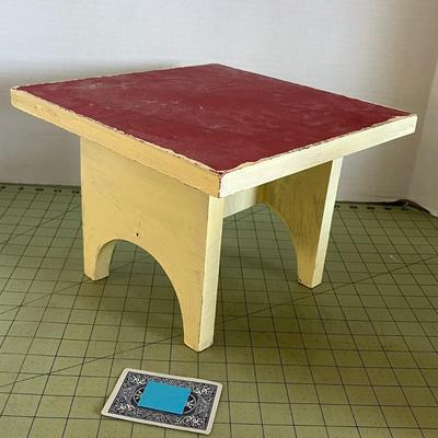 Handmade Wooden Step Stool