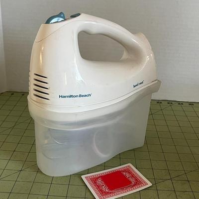 Hamilton Beach Hand Blender Mixer with Storage Box