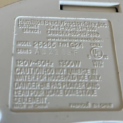 Hamilton Beach Griller