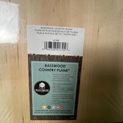 Basswood Country Plank Wood
