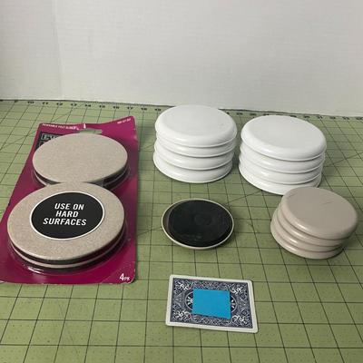 Everbilt 5 Inch Reusable Felt Sliders - Floor Protectors
