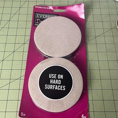 Everbilt 5 Inch Reusable Felt Sliders - Floor Protectors