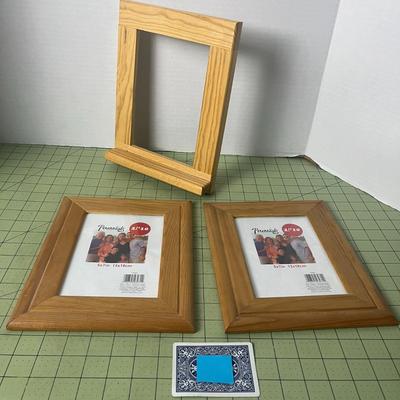 Wooden Photo Frame and Wooden Small Easel