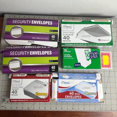 Set of 6 Security Envelopes
