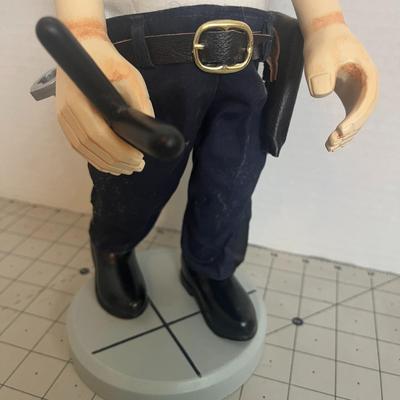 Zim's Heirloom Collectibles 13" Police Officer with Baton