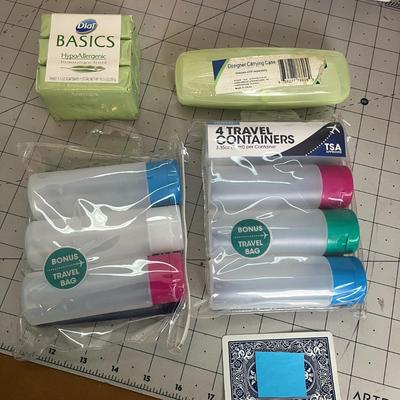 Makeup Kits and Travel Accessories with Notes