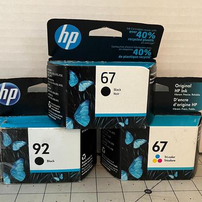 3 Set Of Hp Ink Cartridge and Canon 240 XL Ink Cartridge Black