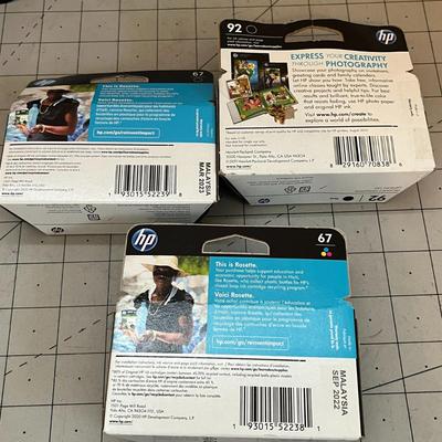 3 Set Of Hp Ink Cartridge and Canon 240 XL Ink Cartridge Black