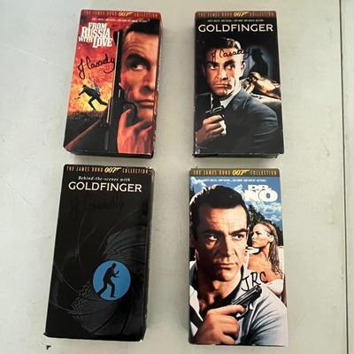 14 VHS Tapes Collection James Bond and more