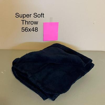 Navy Blue Throw Blanket