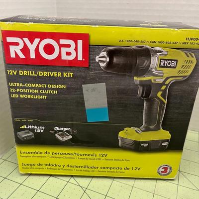Ryobi 12V Drill/Driver Kit