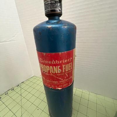 Set of 2 Vintage Propane Fuel Cylinder Cans