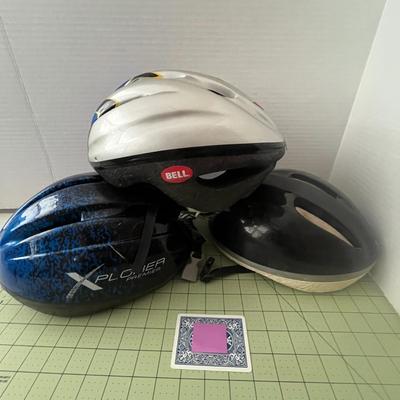 Set of 3 Helmets