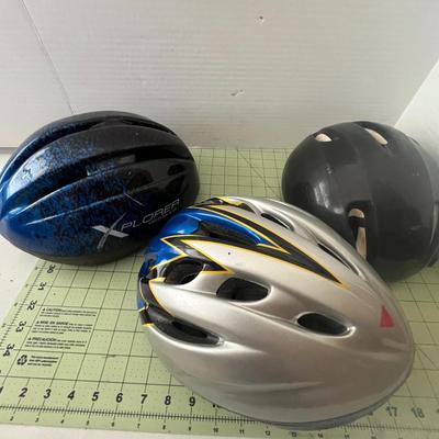 Set of 3 Helmets